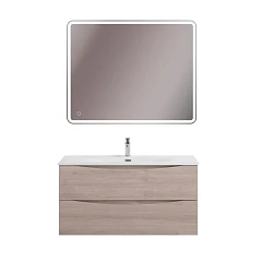 Комплект мебели BelBagno Marino-Cer-N 100 Rovere Grigio