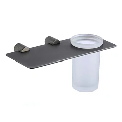 Стакан Savol S-002158Q вороненая сталь