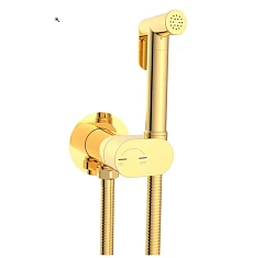 Гигиенический душ со смесителем WeltWasser HIGI R01 GL с прогрессивным картриджем золото глянцевое