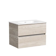 Тумба с раковиной Sancos Urban 70 дуб галифакс натуральный