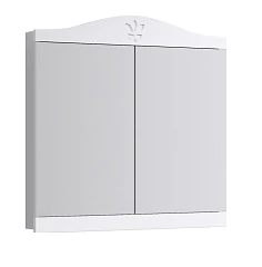 Зеркало-шкаф Aqwella Франческа 85 белый глянец