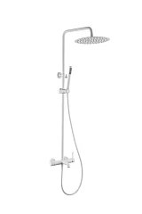 Душевая стойка Boheme Uno 468-MW с изливом белая матовая