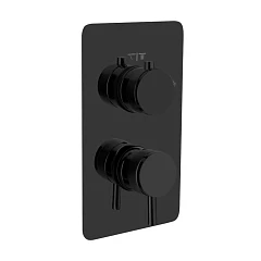 Смеситель Boheme Cell 135-2-SGM для ванны и душа скрытый монтаж на 2 потребителя графит глянец