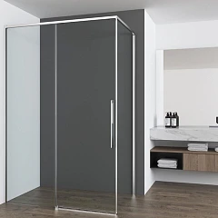 Душевой уголок Vincea Ultima 120*90*200 профиль хром без поддона