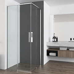 Душевой уголок Vincea Ultima VSS 100*90*200 профиль хром без поддона