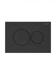 Клавиша смыва Cezares Pneumatic PN1-BTN-NOP черный матовый