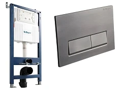 Система инсталляции BelBagno для унитазов BB-101-M с кнопкой BB-15R-GM