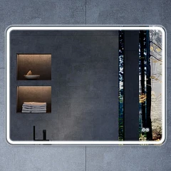 Зеркало Vincea VLM-3VC9008-2 90*80 с led-подсветкой и функцией антизапотевания, сенсорный выключатель