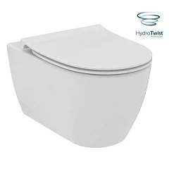 Подвесной унитаз Ideal Standard I LIFE O Торнадо, безободковый T568001 HydroTwist