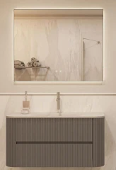 Комплект мебели Vincea Alto 100 светло-серый матовый