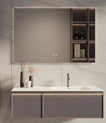 Комплект мебели Vincea Elise 120 серый матовый R