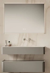 Комплект мебели Vincea Caprise 100 светло-серый матовый