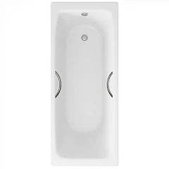 Чугунная ванна Delice Biove 170х75 с ручками