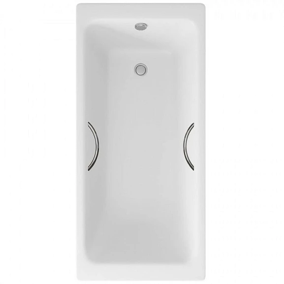 Чугунная ванна Delice Parallel 170х70 с ручками