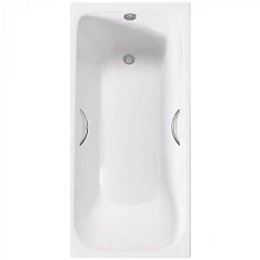 Чугунная ванна Delice Continental Plus 150х70 с отверстиями под ручки