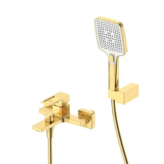 Смеситель DQ Dortmund DA1713207 для ванны и душа матовое золото