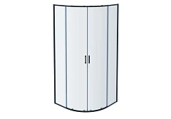 Душевой уголок Aquatek Ария 90*90*200 четверть круга, профиль оружейная сталь без поддона