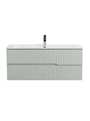 Тумба с раковиной Cezares Дуэт-Н/Duet-N 120 зеленая жемчужная (раковина CZR-8073-120)