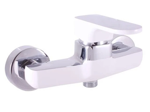 Смеситель Rav Slezak Yukon YU180.5CB для душа без душевых аксессуаров хром/белый