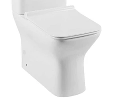 Чаша унитаза Aquanet Cube-C безободковая с крышкой-сиденьем микролифт Slim