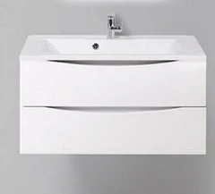 Тумба с раковиной BelBagno Marino 90 Bianco Lucido подвесная