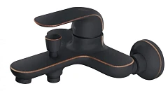 Смеситель DQ Venice Gondola DA1023218 для ванны и душа черный/бронза
