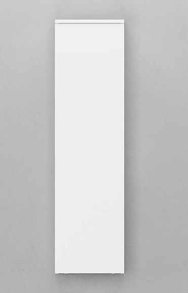 Пенал Velvex Unit 33 зеркало внутри белый лед глянец