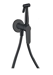 Гигиенический душ со смесителем Aquanet Passion AF300-52B скрытый монтаж черный матовый