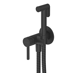 Гигиенический душ со смесителем Whitecross Y SYSYBI2BL скрытый монтаж черный матовый