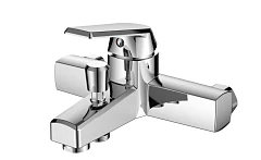 Смеситель OneLife P02-100c полимерный для ванны и душа без душевых аксессуаров хром