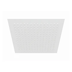 Верхний душ WasserKRAFT A163 белый, покрытие Soft-touch