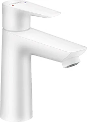 Смеситель Hansgrohe Talis E 71710700 для раковины с донным клапаном белый матовый